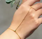 Hand Chain | Love Connection | 18KGP