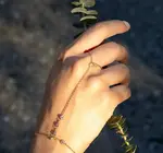 Hand Chain | Shimmer CZ Stones | 18KGP