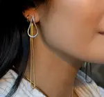 Earrings | Slipknot Jacket | 18KGP + Stainless Steel