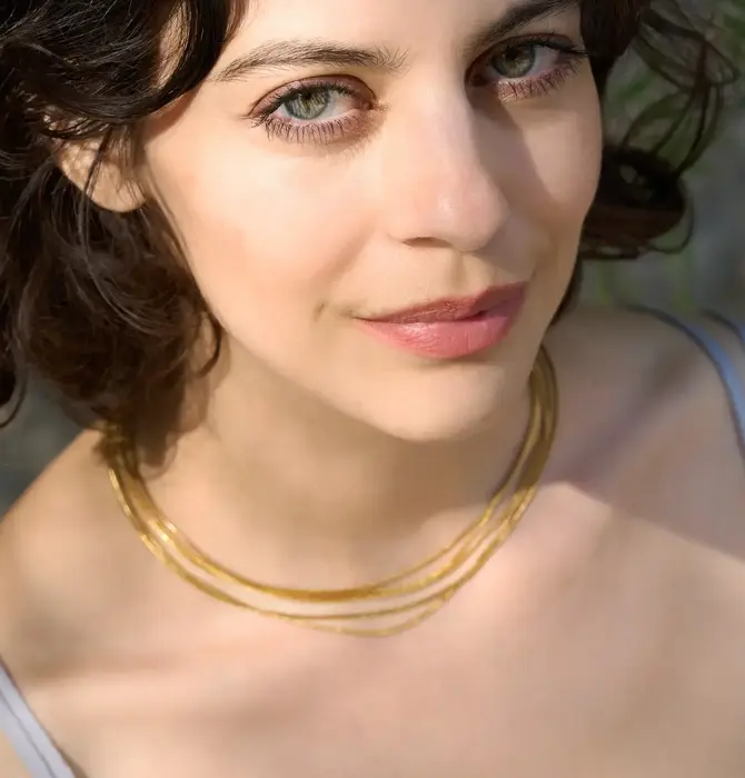 Necklace | 5-Layered Snake Chain | 18KGP