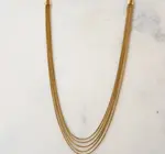 Necklace | 5-Layered Snake Chain | 18KGP