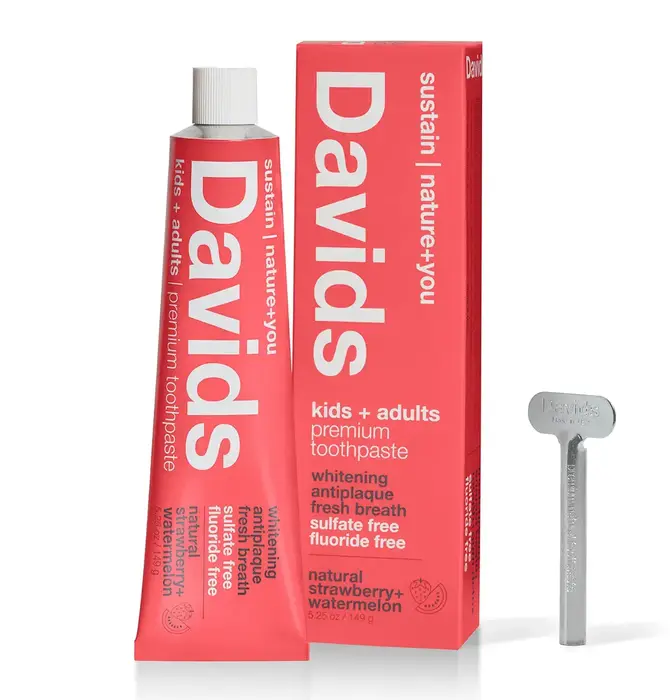 Toothpaste | Kids + Adults | Natural Strawberry + Watermelon
