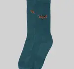 Socks | Teal Moth | Crew