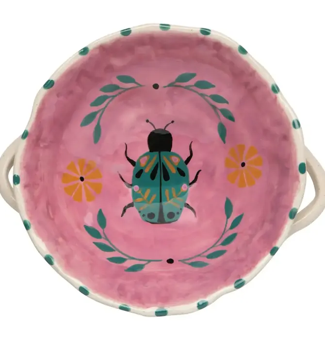 Bowl | Footed | Stoneware | Amulet