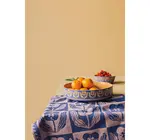 Serving Bowl | Teppi Imprint | Blue + Terracotta