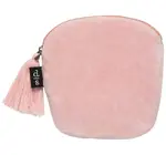 Coin Purse | Embroidered Velvet | Venus | Pink