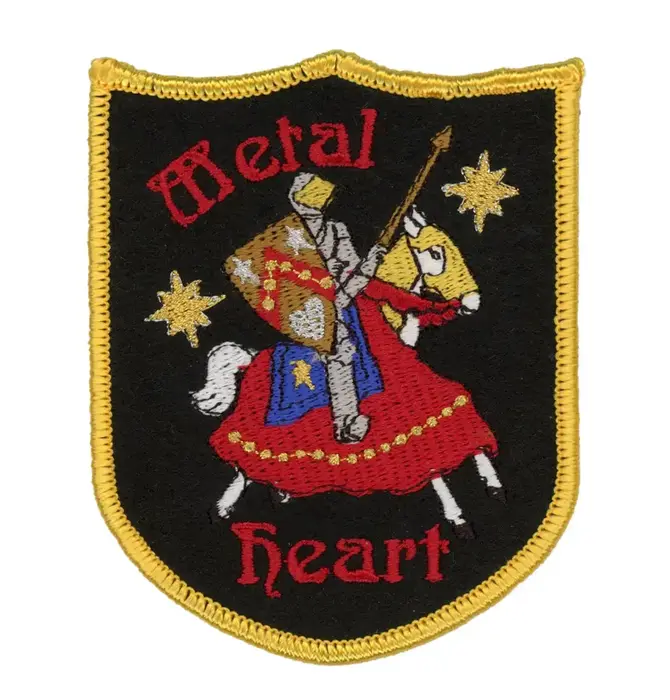 Patch | Iron On | Metal Heart