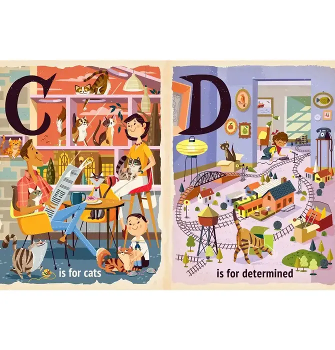 Board Book | Alphabet | C Is for Cats