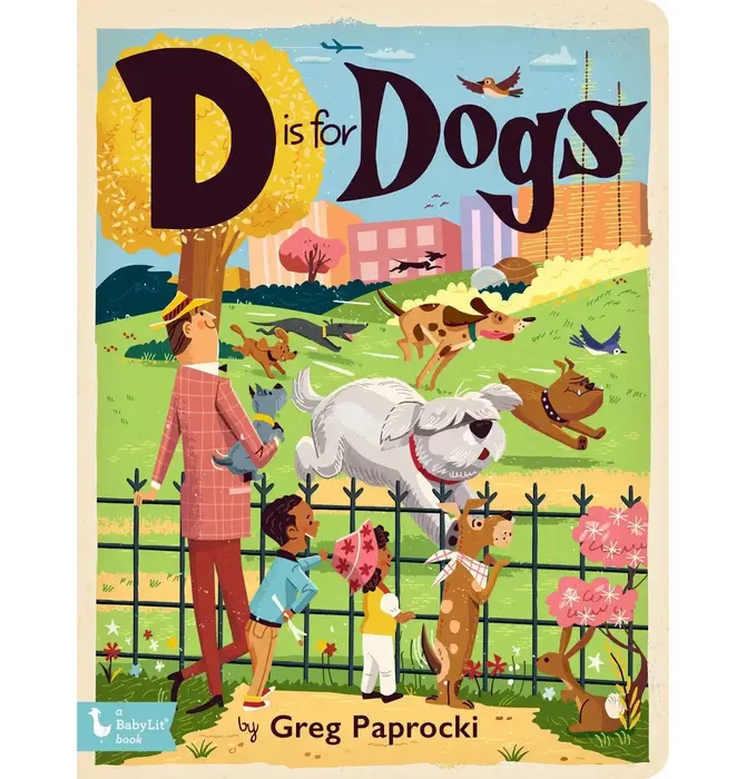 Board Book | Alphabet | D Is for Dogs