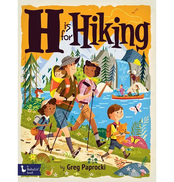 Board Book | Alphabet | H Is for Hiking