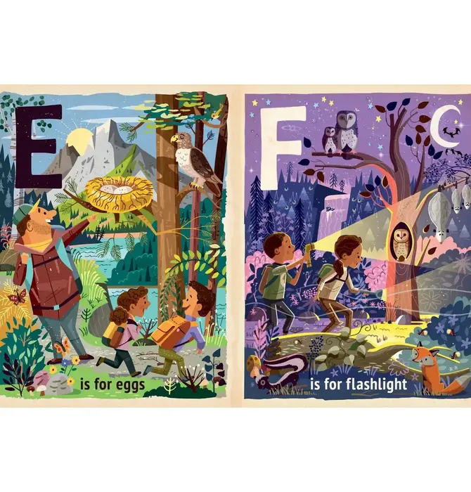 Board Book | Alphabet | H Is for Hiking