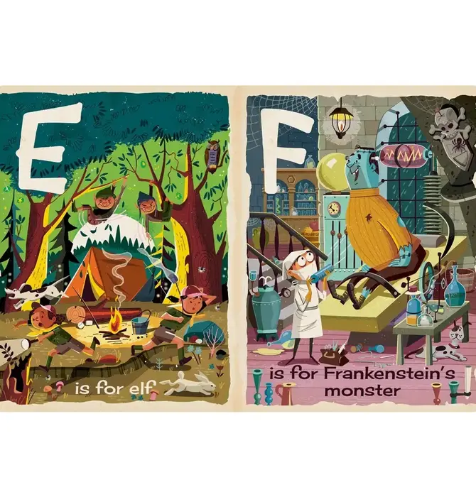 Board Book | Alphabet | M Is for Monsters