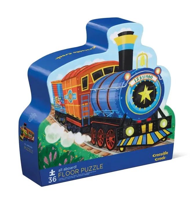 Puzzle | 36-Piece Floor | All Aboard! Train