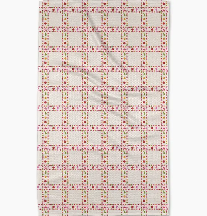 Tea Towel | Microfiber | Fruits Plaid