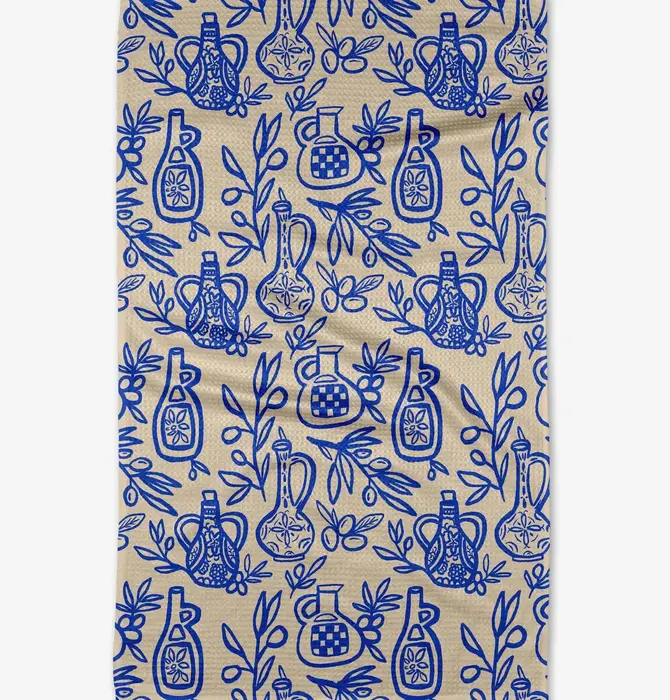 Tea Towel | Microfiber | Mediterranean Pour