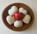 Paperweight | Large Heart | Red Soapstone