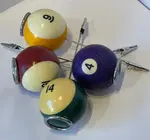 Photo Holder | Vintage Billiard Ball (Assorted)