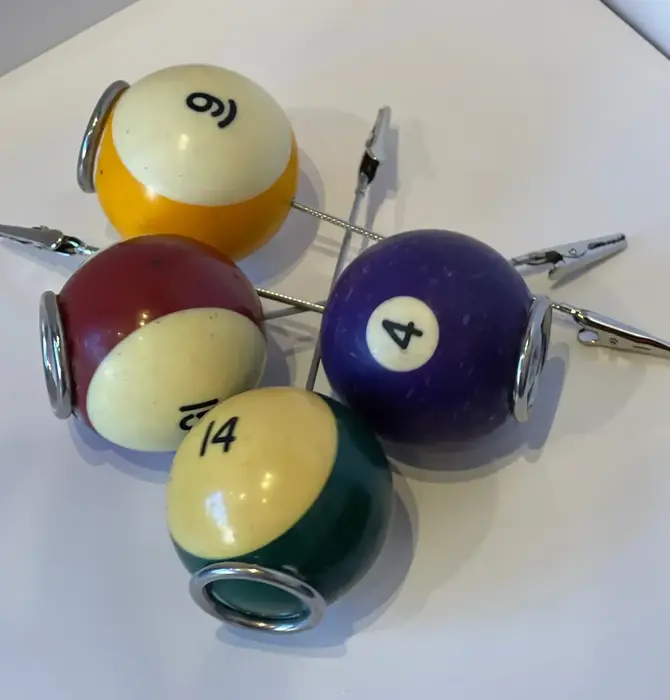 Photo Holder | Vintage Billiard Ball (Assorted)