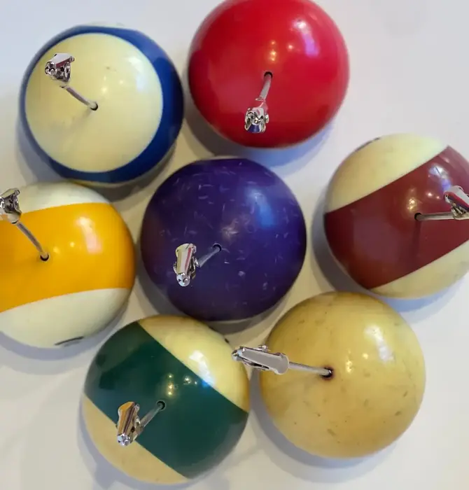 Photo Holder | Vintage Billiard Ball (Assorted)