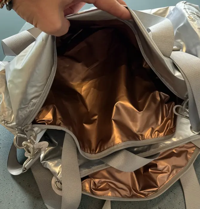 Bag | Weekender | Silver Metallic