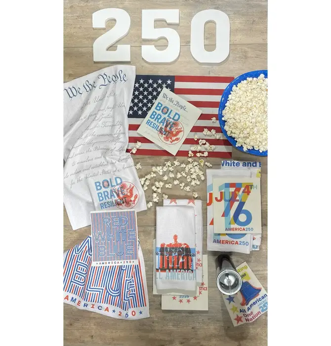 Tea Towel | Red White Blue Stripes | America 250™
