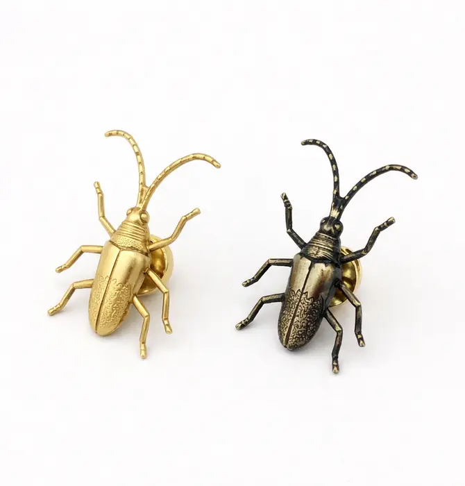 Brooch Pin | Longhorn Beetle