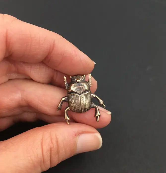 Brooch Pin | Scarab Beetle