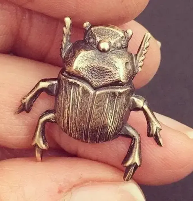 Brooch Pin | Scarab Beetle