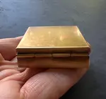 Pill Box | Square Brass 1.5"