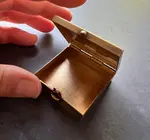 Pill Box | Square Brass 1.5"