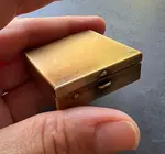 Pill Box | Square Brass 1.5"