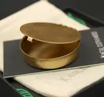 Pill Box | Round Brass 1.6"