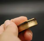 Pill Box | Round Brass 1.6"