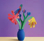 3D Floral Puzzle | Matisse Paper Bloom