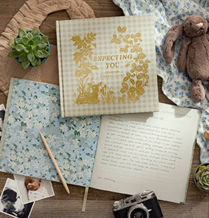 Book | Keepsake Pregnancy Journal | Expecting You