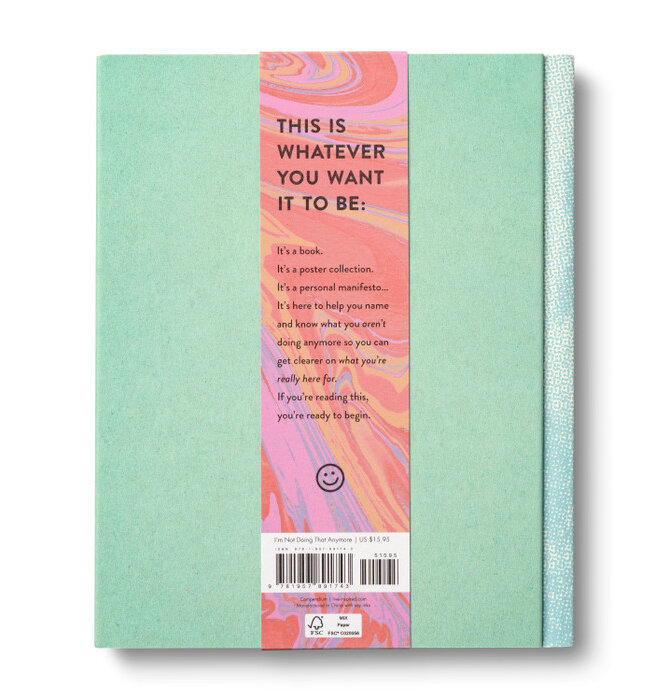 Book | I'm not Doing That Anymore