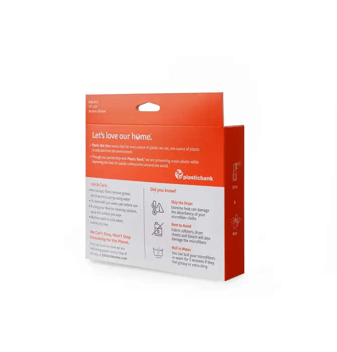 Cloths | Microfiber Essential | Renew Recycled | Set of 5