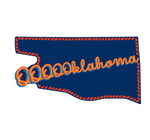 Sticker | Oklahoma | Rope Thunder Colors