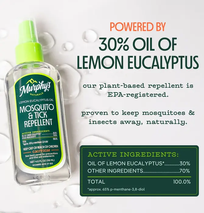 Repellent Spray | Mosquito & Tick | Lemon Eucalyptus Oil