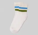 Socks | Retro Stripe | Quarter Crew