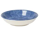 Bowl | Porcelain Dip | Blue Waves