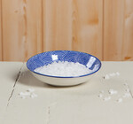Bowl | Porcelain Dip | Blue Waves