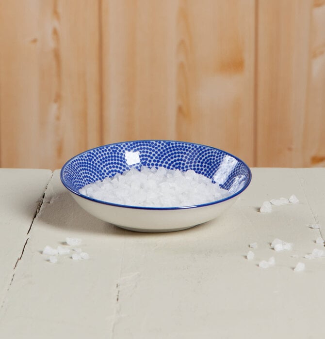 Bowl | Porcelain Dip | Blue Waves