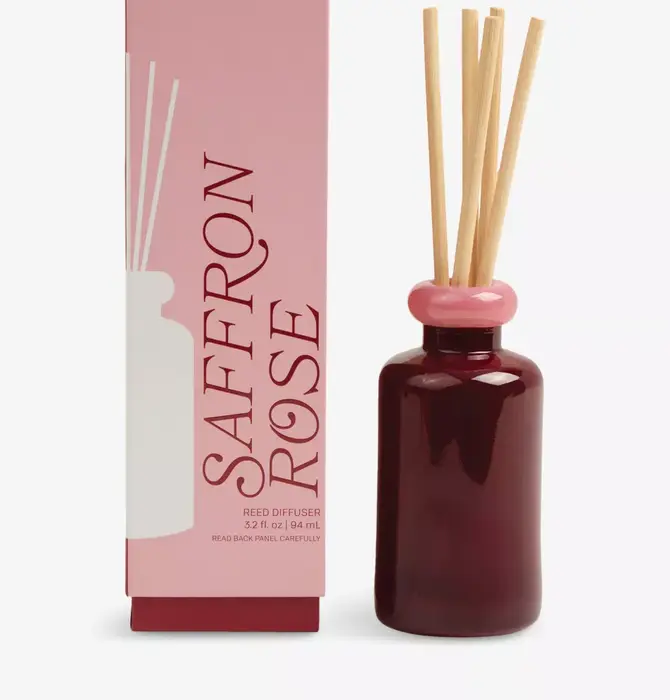 Diffuser | Saffron Rose | Stacked Pink & Red