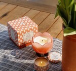 Candle | Cactus Flower | Tulip Glass Pink