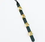Sleigh Bells | Leather/Brass | Evergreen