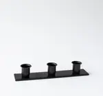 Candlestick Holder | Triple Taper | Wrought Iron