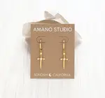 Earrings | Huggie Hoops | Dagger | 14KGP