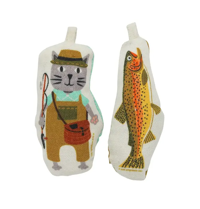 Cat Toy | Crinkle Catnip | Gone Fishing!