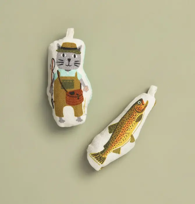 Cat Toy | Crinkle Catnip | Gone Fishing!